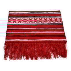 Fata de masa artizanat 50x40 CM Rosu/Alb/Negru