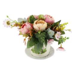 Aranjament floral in ghiveci de ceramica 16 CM