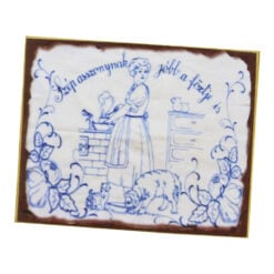 Magnet frigider din lemn Retro 6.5x8 CM