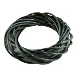 Coroana pentru decor din rachita 20 CM - Maro