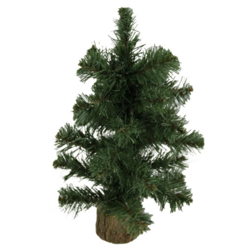 Brad artificial realizat din material plastic pe suport lemn ( 30cm )