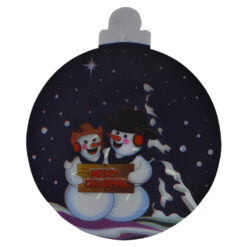 Decoratiune pentru fereastra realizata din plastic si dotata cu LED - Design Craciun - Diferite modele