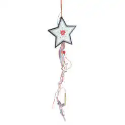 Decoratiune sezoniera pentru usa realizata din lemn - Diferite modele