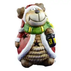 Candela cu LED realizata din ceramica - Design Ren cu fular - 2 modele (Model 2)