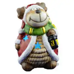 Candela cu LED realizata din ceramica - Design Ren cu fular - 2 modele (Model 2)