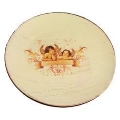 Suport pentru lumanare realizata din ceramica - Design Ingeri