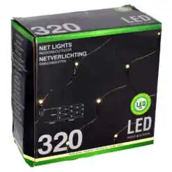 Instalatie led tip plasa pentru decor de craciun (320 led)