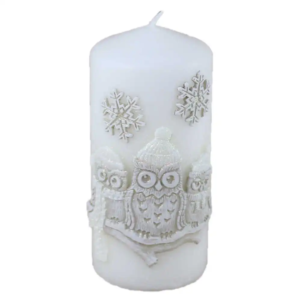 Lumanare de Craciun Bufnite 6x13 CM