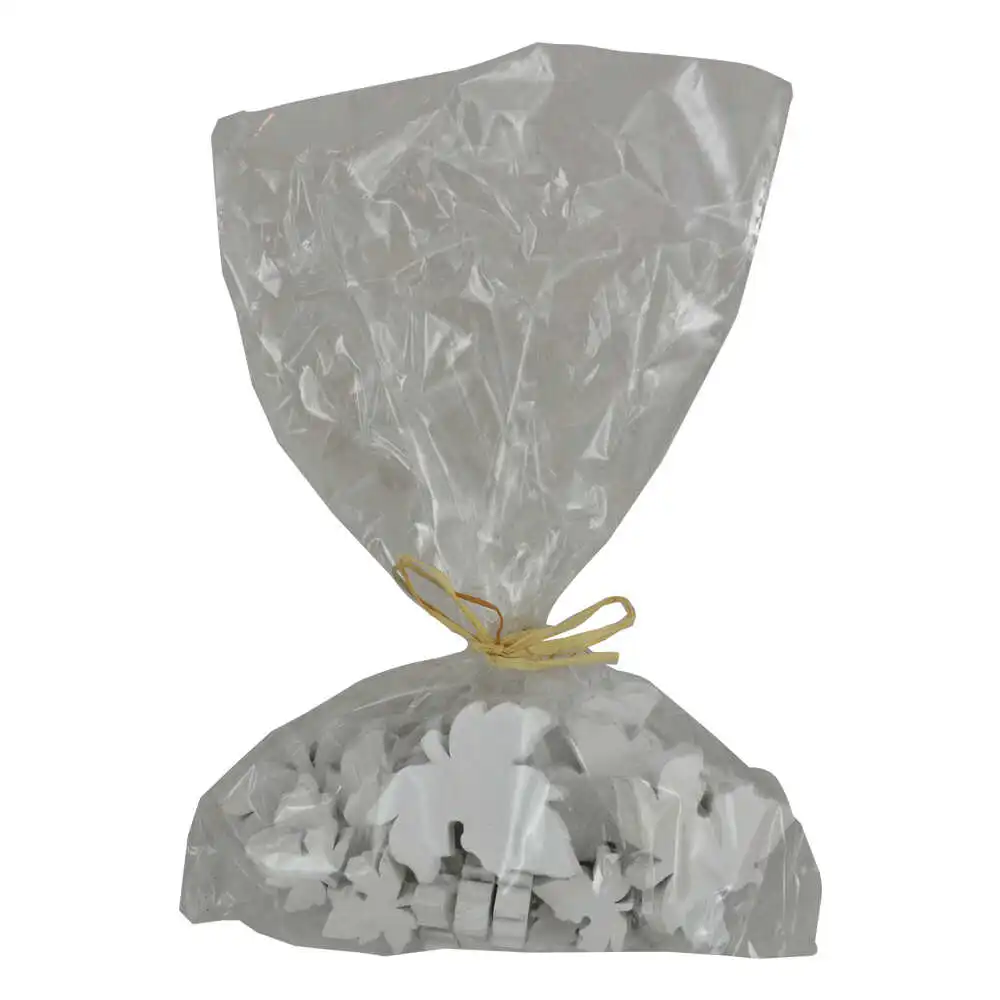 Set 18 frunze decorative realizate din lemn