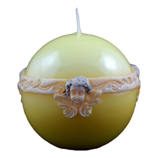 Lumanare craciun in forma de glob - Design Cherub (Model 2)