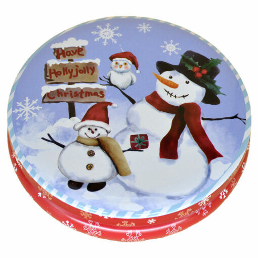Cutie metalica pentru cadouri 13 CM - Design Craciun