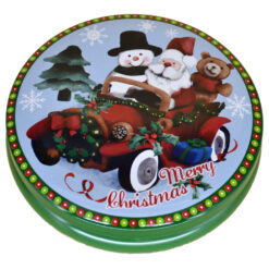 Cutie metalica pentru cadouri 13 CM - Design Craciun