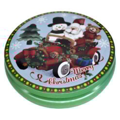 Cutie metalica pentru cadouri 13 CM - Design Craciun