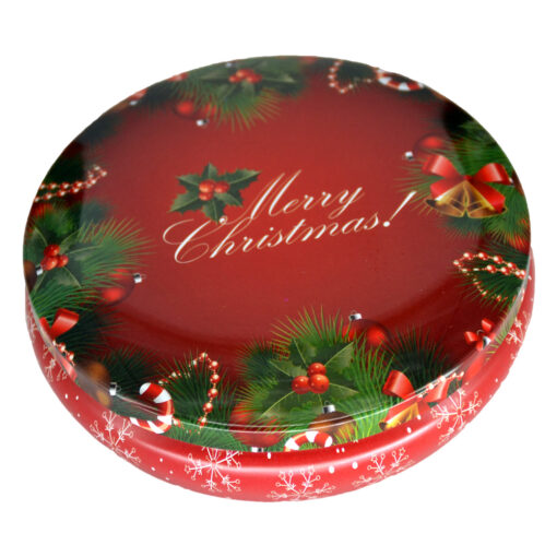 Cutie metalica pentru cadouri 13 CM - Design Craciun