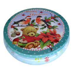 Cutie metalica pentru cadouri 13 CM - Design Craciun