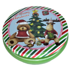 Cutie metalica pentru cadouri 13 CM - Design Craciun