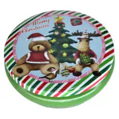 Cutie metalica pentru cadouri 13 CM - Design Craciun