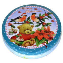 Cutie metalica pentru cadouri 13 CM - Design Craciun