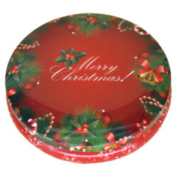 Cutie metalica pentru cadouri 13 CM - Design Craciun
