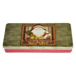 Cutie metalica pentru cadouri 24x10 CM - Design Craciun