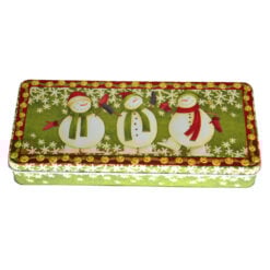 Cutie metalica pentru cadouri 24x10 CM - Design Craciun