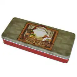 Cutie metalica pentru cadouri 24x10 CM - Design Craciun