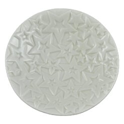 Platou rotund cu stele realizat din ceramica (Diverse culori)