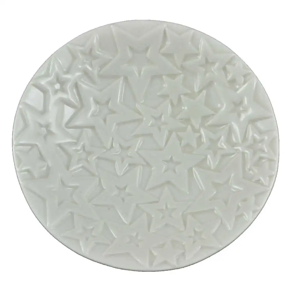 Platou rotund cu stele realizat din ceramica (Diverse culori) Platou rotund cu stele realizat din ceramica (Diverse culori)