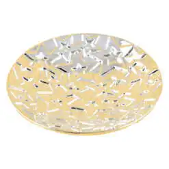 Platou rotund cu stele realizat din ceramica (Diverse culori)