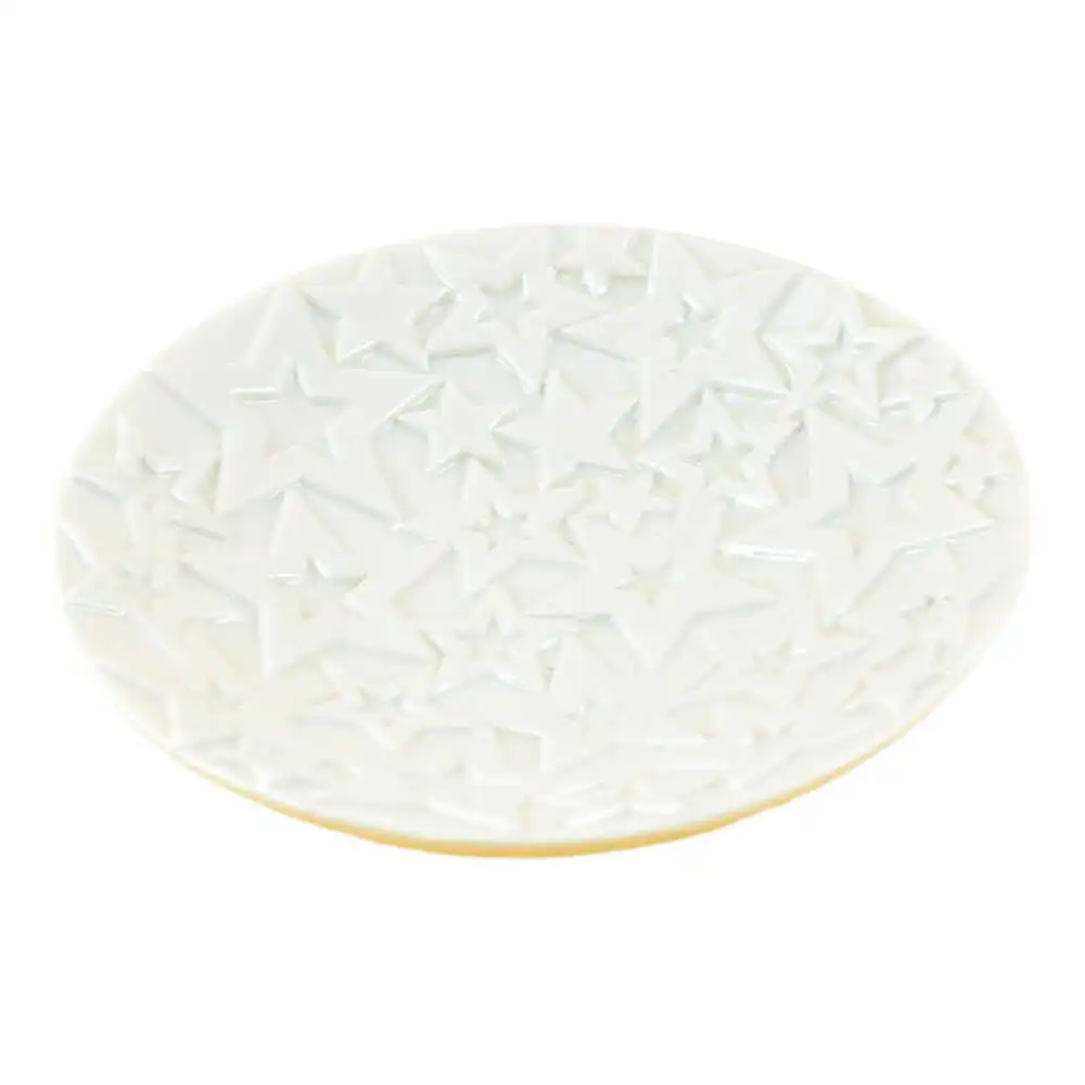 Platou rotund cu stele realizat din ceramica (Diverse culori) Platou rotund cu stele realizat din ceramica (Diverse culori)