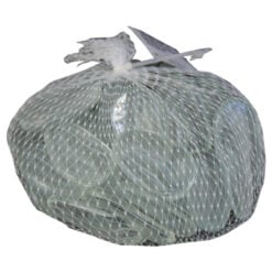 Pietre de sticle decorative Verde transparent 4 CM - 500 gr