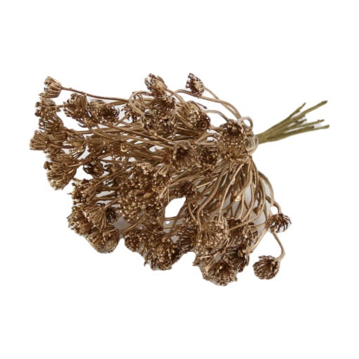 Floare de matase aurie 20 CM