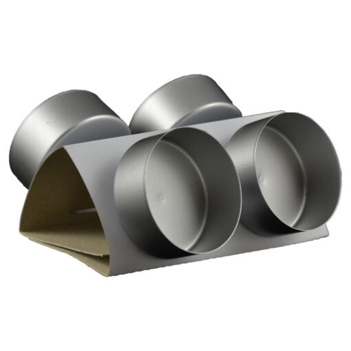 Set de 4 candele metalice argintii - 5cm