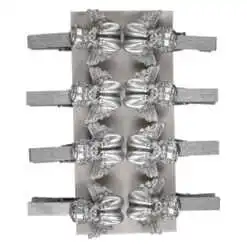 Set 8 cleme pentru decoratiuni de craciun - Design Inger