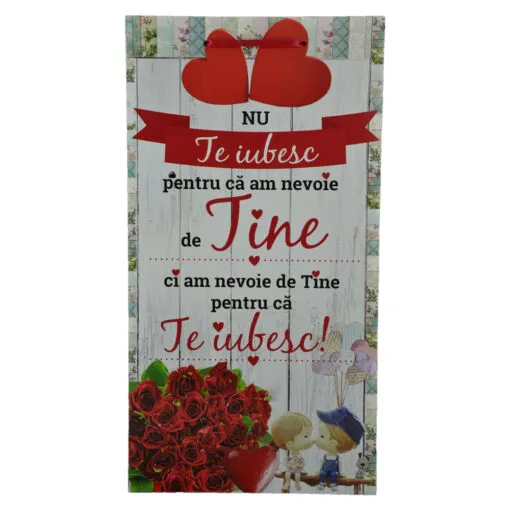 Tablou realizat din lemn si inscriptionat diferite mesaje - Diferite modele