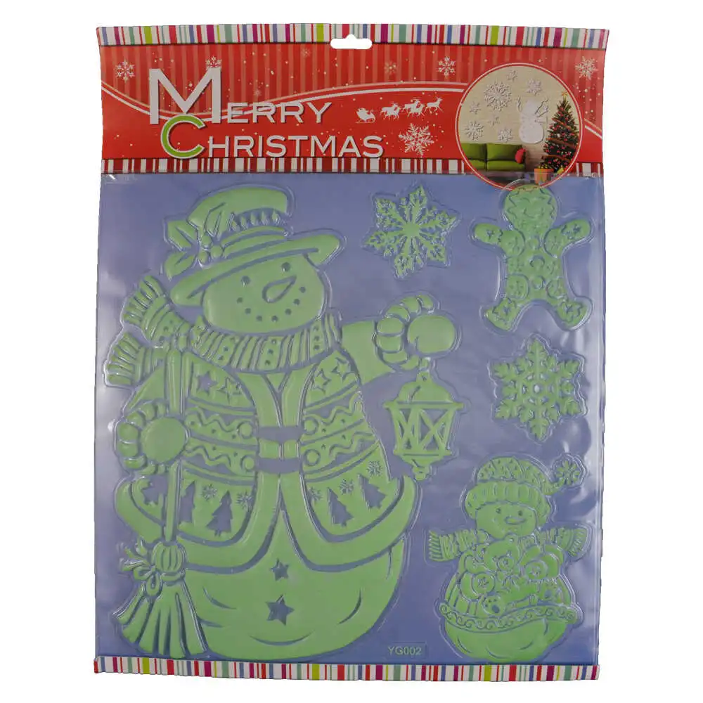 Autocolant fluorescent pentru perete realizat din material plastic - Design Craciun - Diferite modele (Tip 3) Autocolant fluorescent pentru perete realizat din material plastic - Design Craciun - Diferite modele (Tip 3)