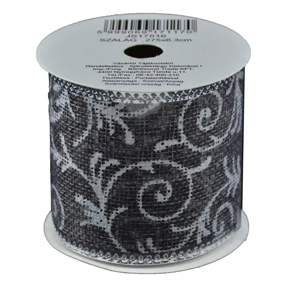 Panglica realizata din material textil - Design Floral - 2 modele (275CM x6.3CM)