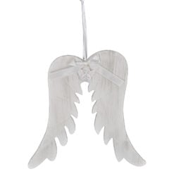 Decor usa/fereastra realizat din lemn in forma de aripa de ingeras - Design cu ingeras si fundita