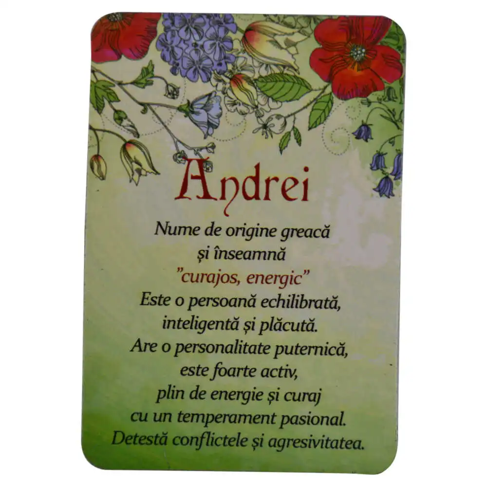 Magnet pentru frigider personalizat cu nume - Design inscriptionat