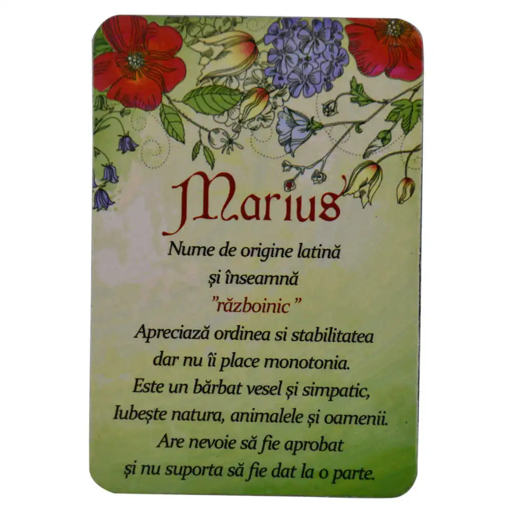 Magnet pentru frigider personalizat cu nume - Design inscriptionat