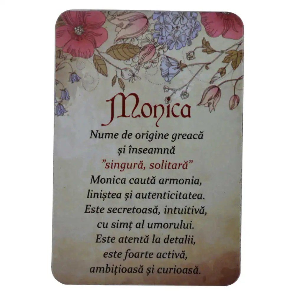 Magnet pentru frigider personalizat cu nume - Design inscriptionat