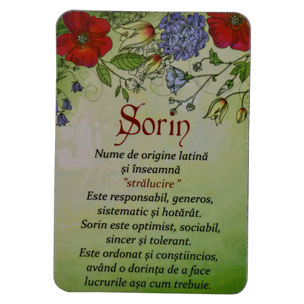 Magnet pentru frigider personalizat cu nume - Design inscriptionat