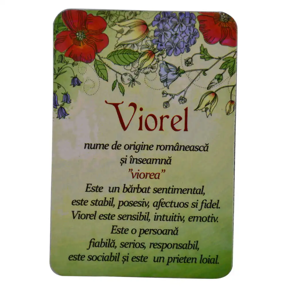 Magnet pentru frigider personalizat cu nume - Design inscriptionat