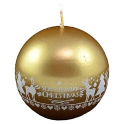 Lumanare craciun in forma de glob - Design Scandinavian Christmas - 2 modele