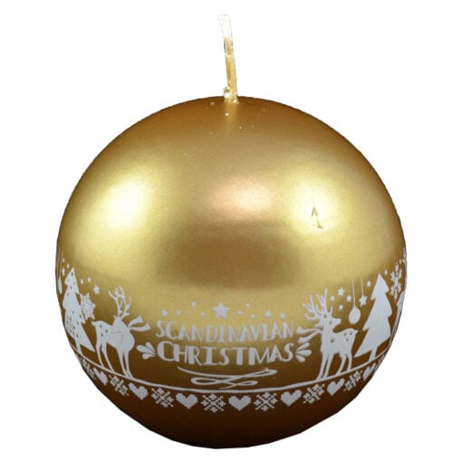Lumanare craciun in forma de glob - Design Scandinavian Christmas - 2 modele