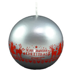 Lumanare craciun in forma de glob - Design Scandinavian Christmas - 2 modele