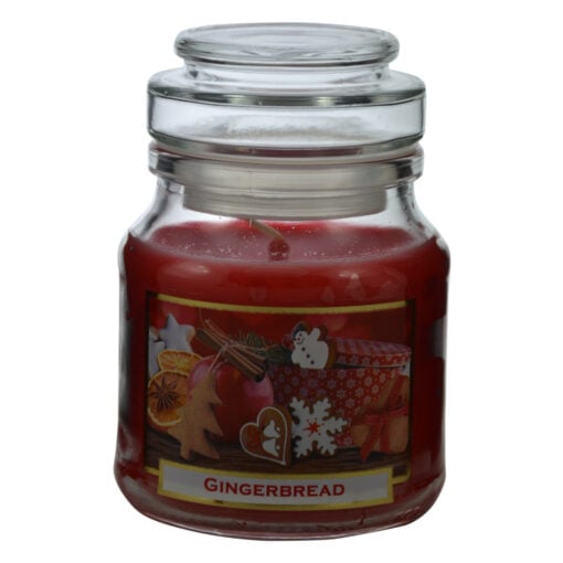 Lumanare parfumata de Craciun in borcan cu aroma de turta dulce - Gingerbread