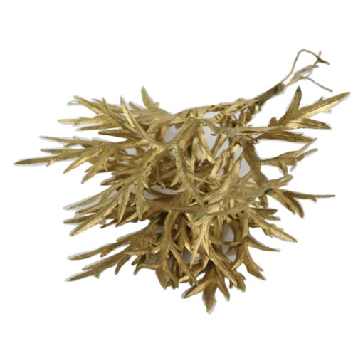 Pick decoratiune pentru Craciun cu frunze aurii 17 CM