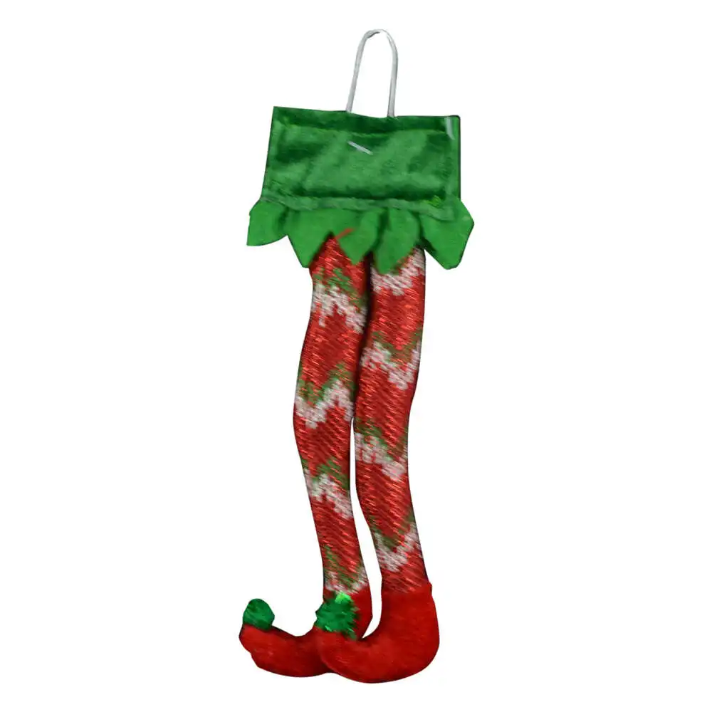 Decoratiune de sezon realizata din material textil - Picioruse cu agatatoare Decoratiune de sezon realizata din material textil - Picioruse cu agatatoare