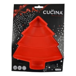 Forma pentru prajitura realizata din silicon - Brad - 2 culori
